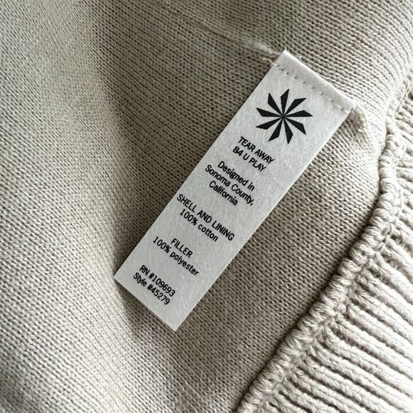 Athleta Womens Size XSmall Knit Sweater Vest With Zip Pockets Lined Hi Oatmeal - Picture 5 of 9